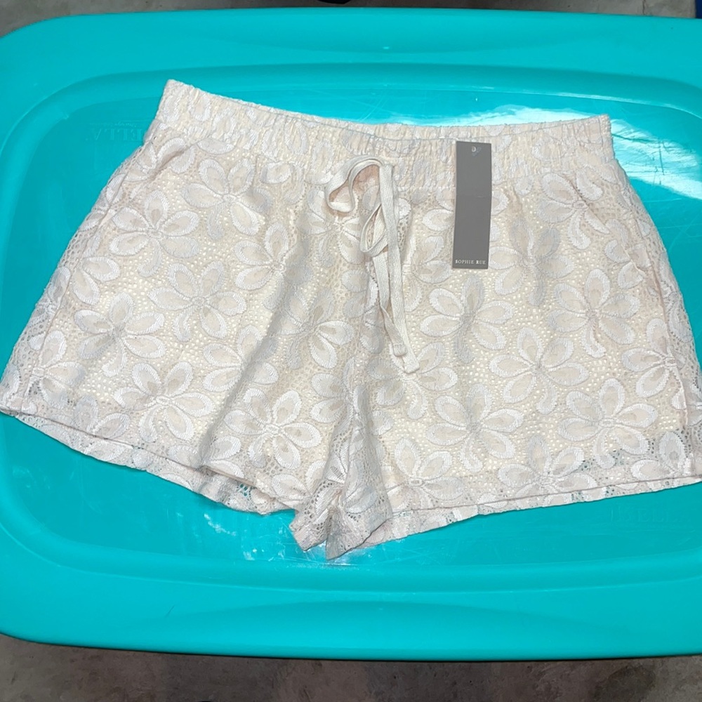 NWT Sophie Rue Lace Shorts Size Medium